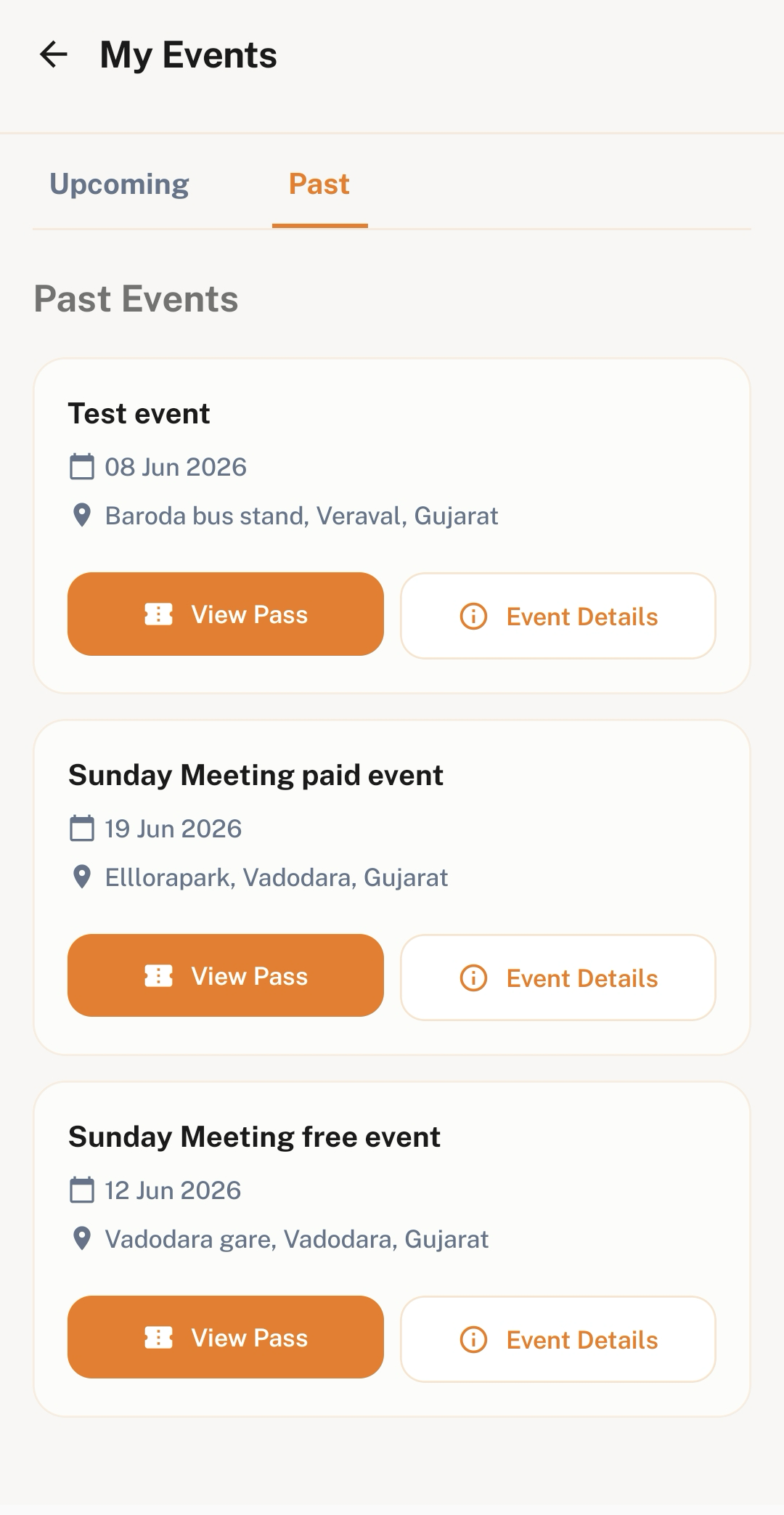 Events